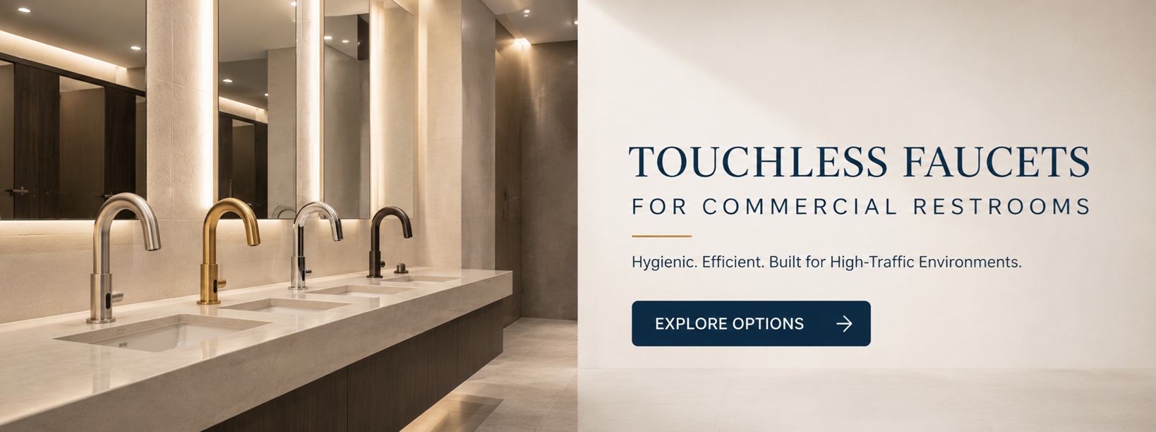 Touchless Faucets for Commercial Restrooms